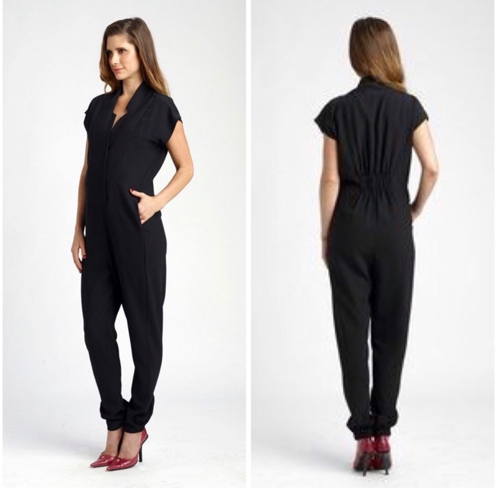 NWT Loyal Hanna Celia Black Jumpsuit XS